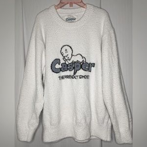 Gelato Pique Casper the Friendly Ghost Plush Sweater White Size O/S XL
